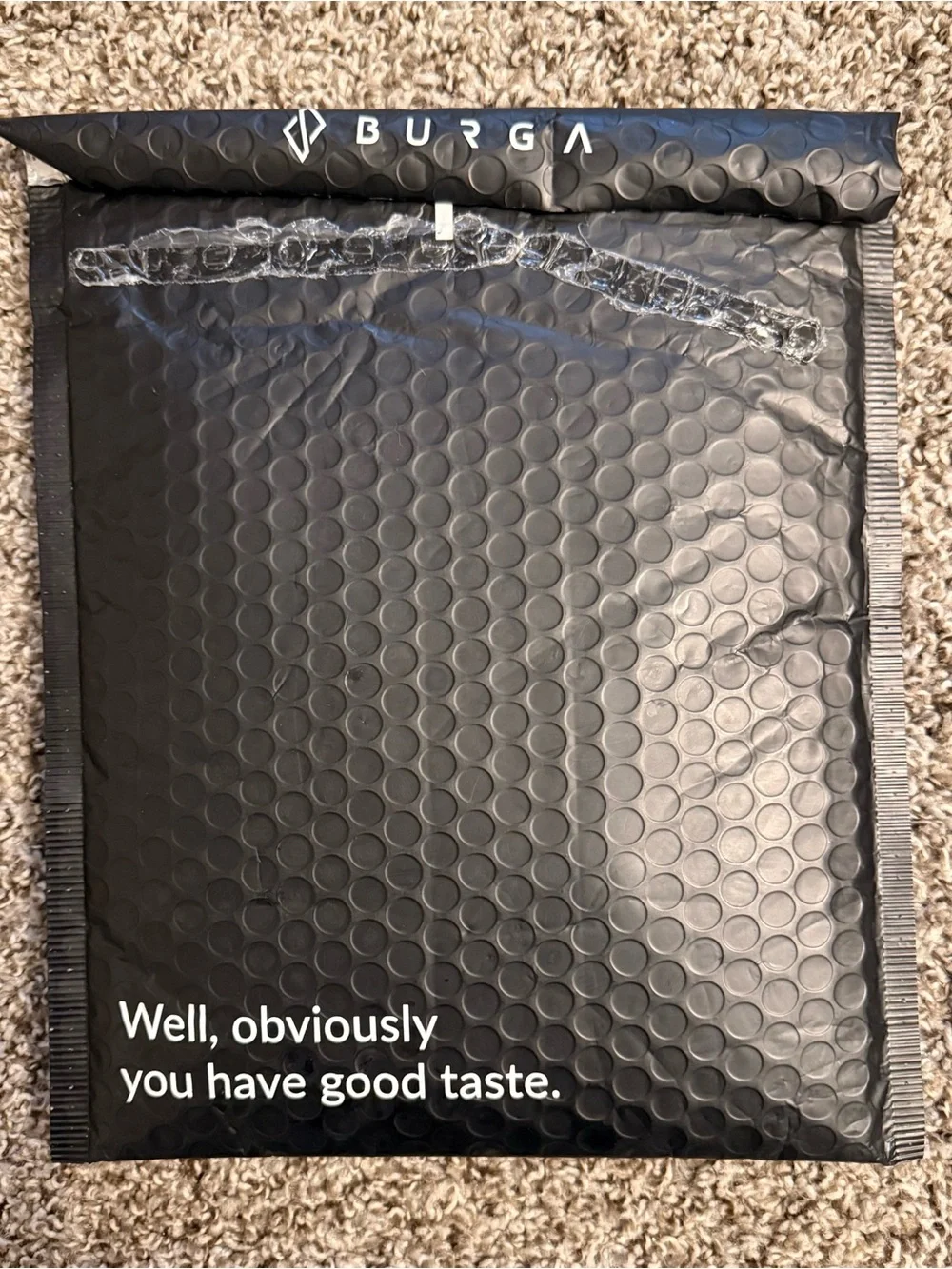 BURGA Tortoiseshell Phone Case with Black Pouch